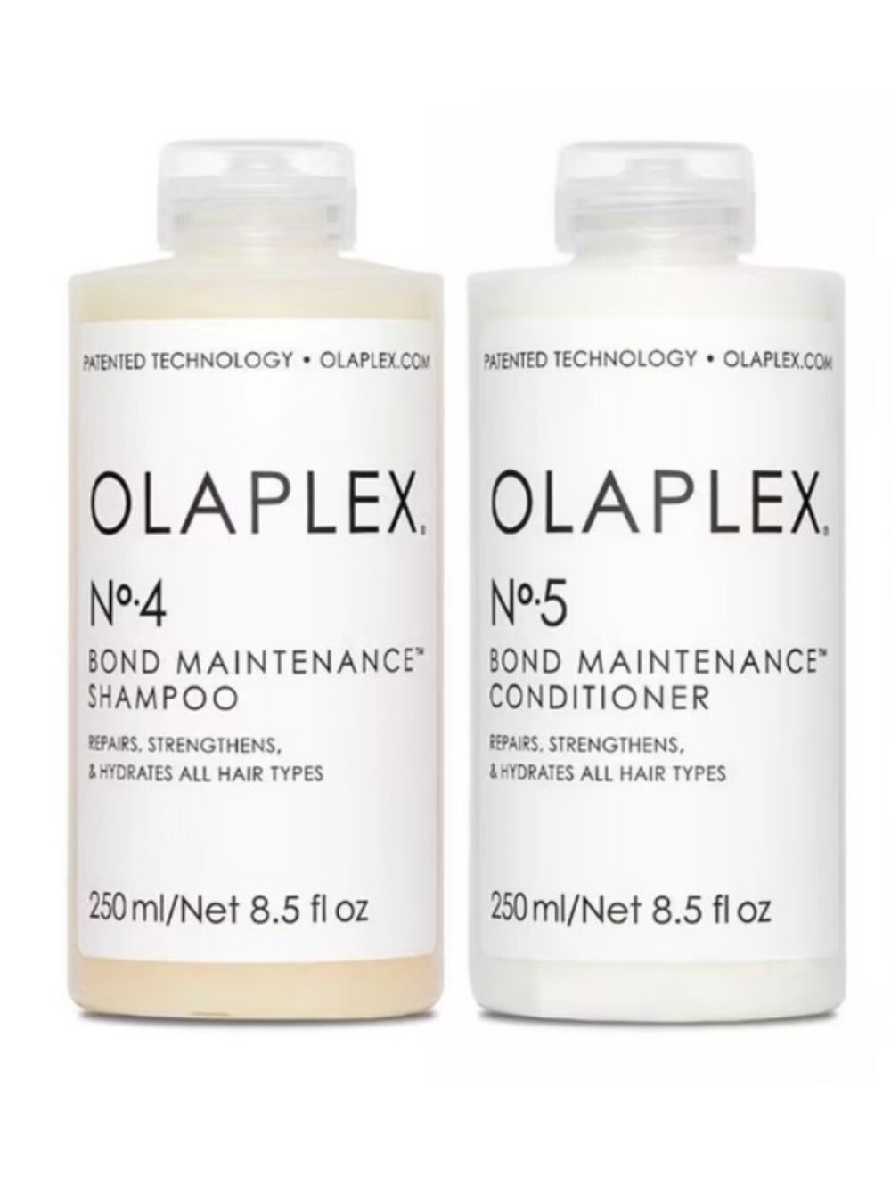 Olaplex No.4 Bond Maintenance Shampoo and No.5 Bond Maintenance Conditioner